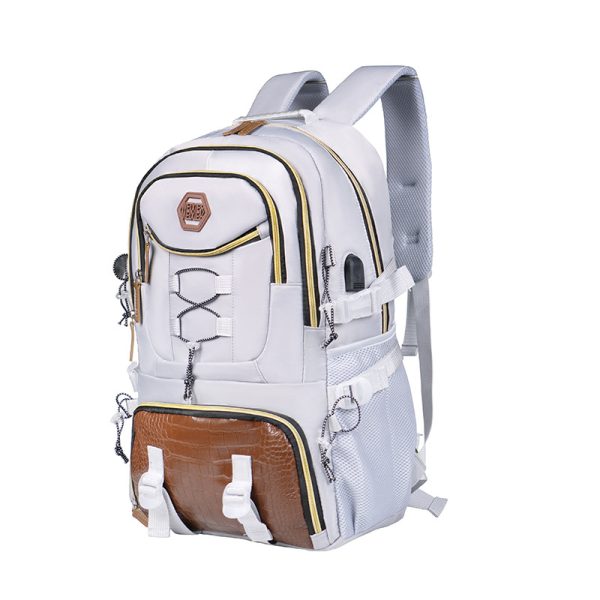 Fashion Individual Casual Oxford Cloth Backpack - Image 2