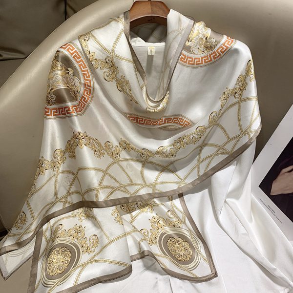 Hangzhou Silk Silk High-end Long Silk Scarf - Image 10