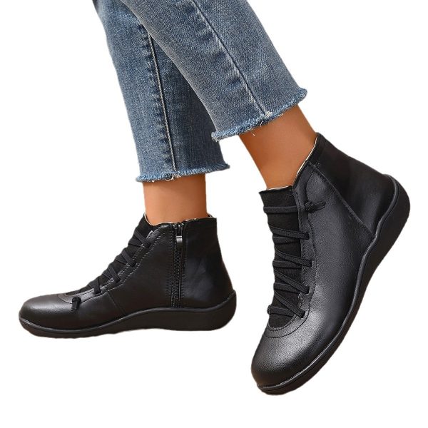 Female Plus Size British Martin Boots Casual Boots - Image 5