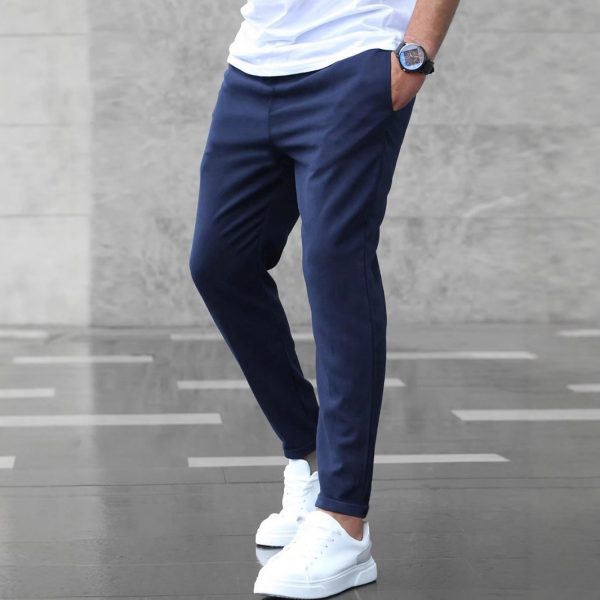 Men's Business All-match Casual Cropped Pants - Image 5