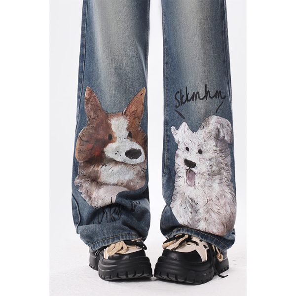 Women's Loose Straight Casual Wide-leg Pants - Image 5