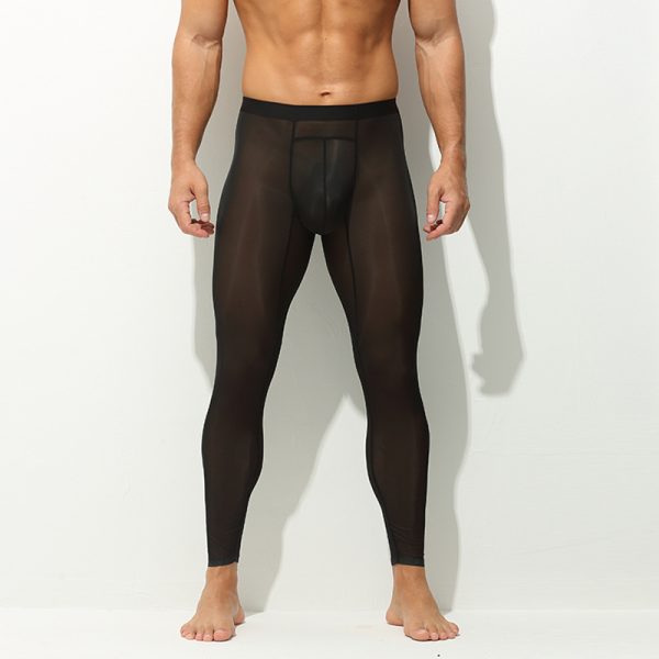 Men's Leggings One-piece Tight Ultra-thin Stretch - Image 6