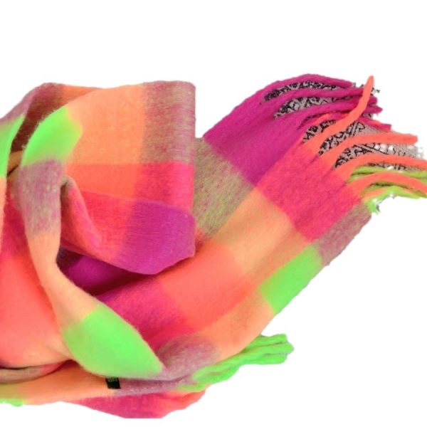 Dopamine Street Product Plaid Scarf Color Thickened - Image 5