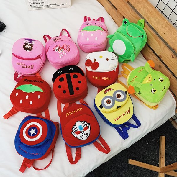 Early Childhood Education Cute Baby Children Plush School Bag - Image 2