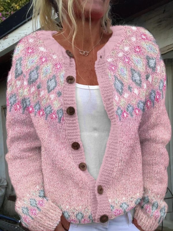 Women's Sweater Loose Multicolor Fashion Knitwear - Image 6