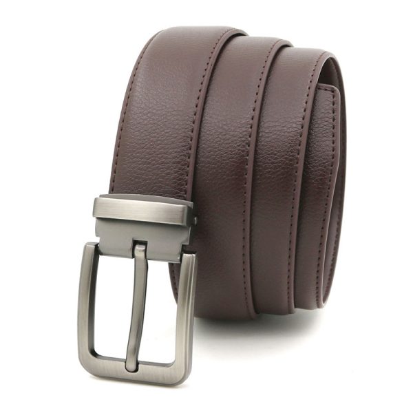 Fashion Men's Casual Pin Buckle Leather Belt - Image 3