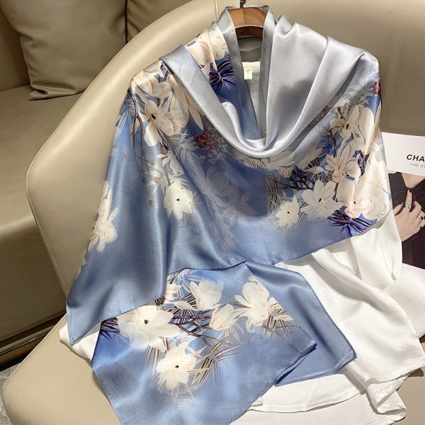 Hangzhou Silk Silk High-end Long Silk Scarf - Image 4