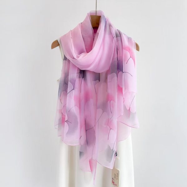 Women's Fashionable All-match Long Printed Anti-DDoS Scarf - Image 4