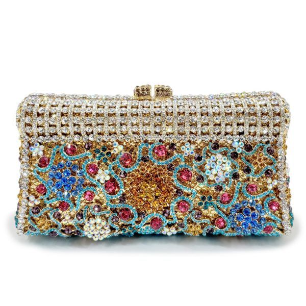 Handmade Spot Drill Dinner Bag Fashion Lady - Image 7
