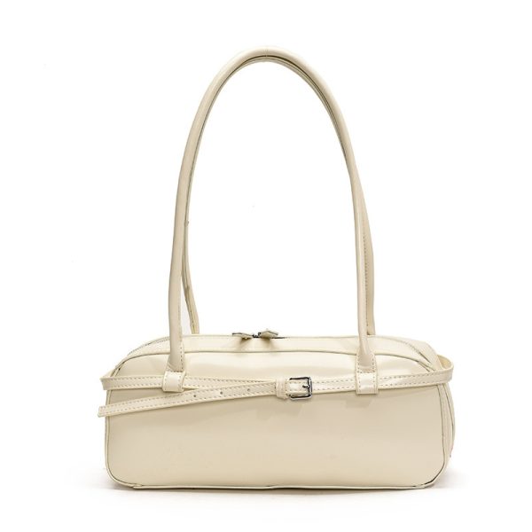 Leather Commuter Bag Handbag Underarm - Image 5
