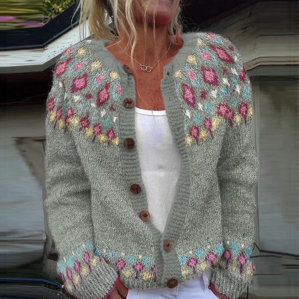 Women's Sweater Loose Multicolor Fashion Knitwear - Image 8