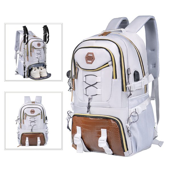 Fashion Individual Casual Oxford Cloth Backpack - Image 5