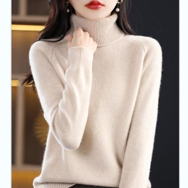 Women's Loose Plus Size Thick Long-sleeved Sweater - Image 3
