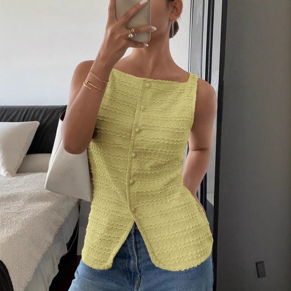 Spring Sleeveless Vest Top Women's Clothing - Image 2