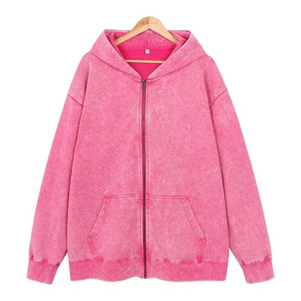 Men's Vintage Zipper Cardigan Casual Jacket - Image 7