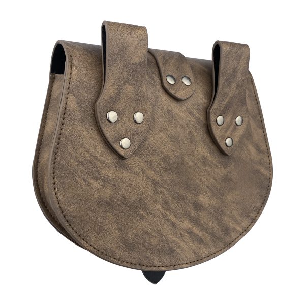 Retro Medieval Boat Pattern Saddle Bag - Image 4