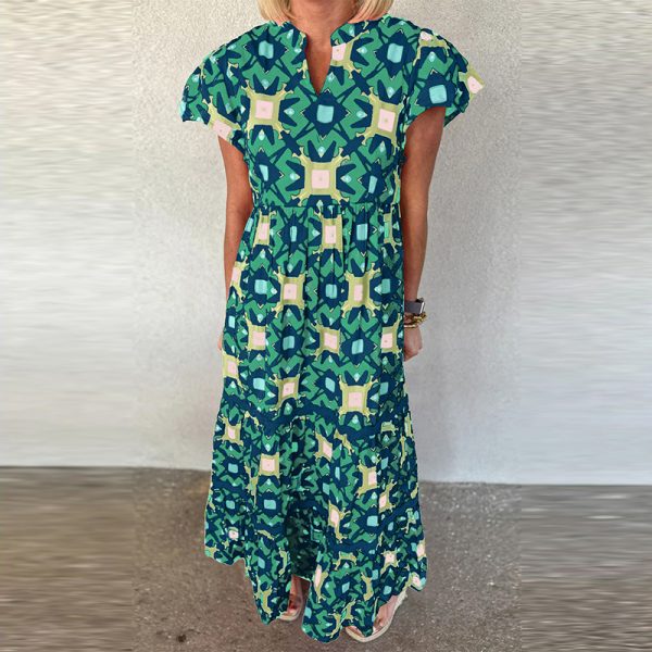 European And American Leisure Style Waist-tight Cropped Dress - Image 3