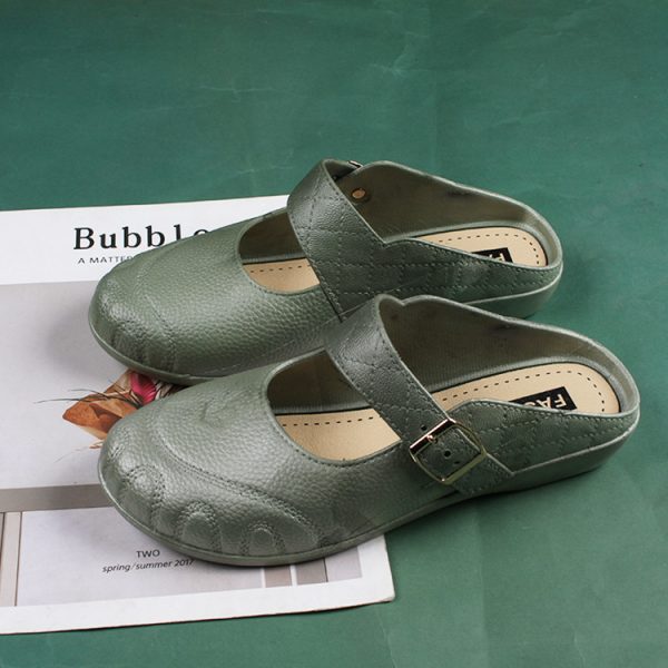 Baotou Flat Semi Slippers Women - Image 9