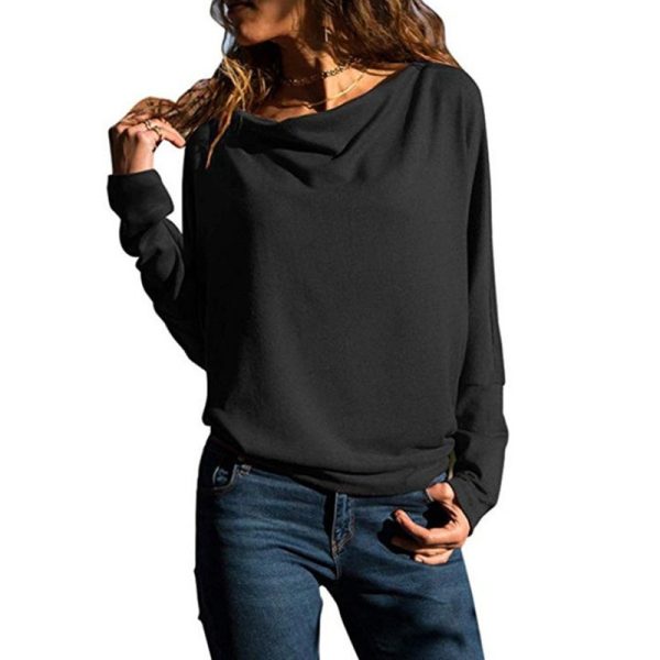 New Solid Color Loose Top T-shirt - Image 5
