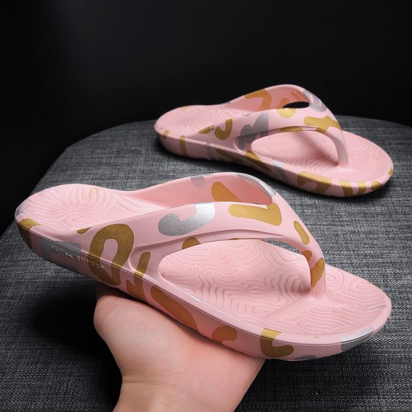 Men's Flip Flops Fashion Outwear Home Bathroom Slippers - Image 10