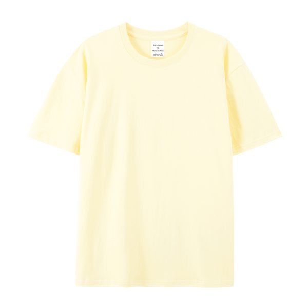 Cotton American Style High-end Half Sleeve T-shirt - Image 6