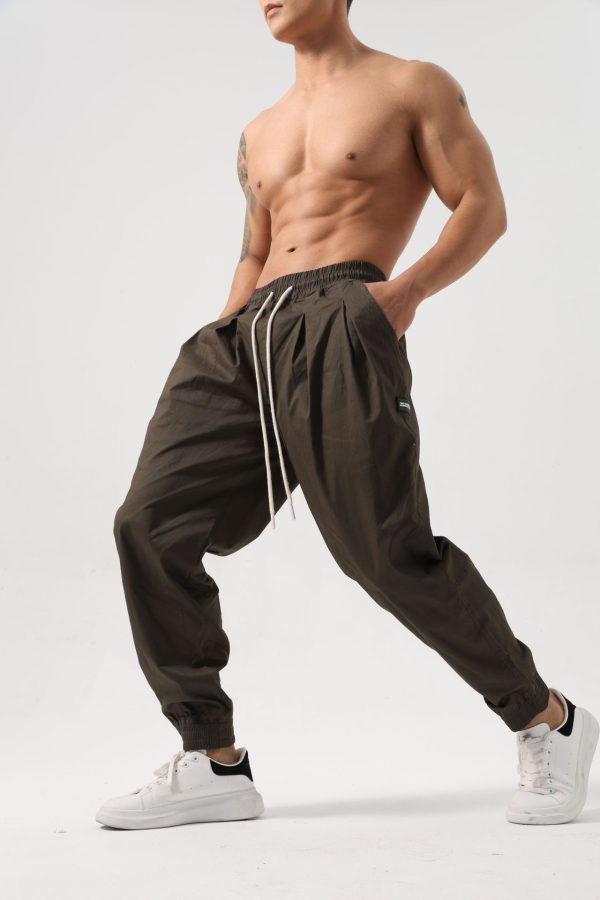 Fitness Trousers Men's Cotton Loose - Image 8