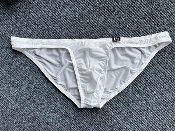 New Upturned Men's Low Waist Ice Silk Briefs - Image 3