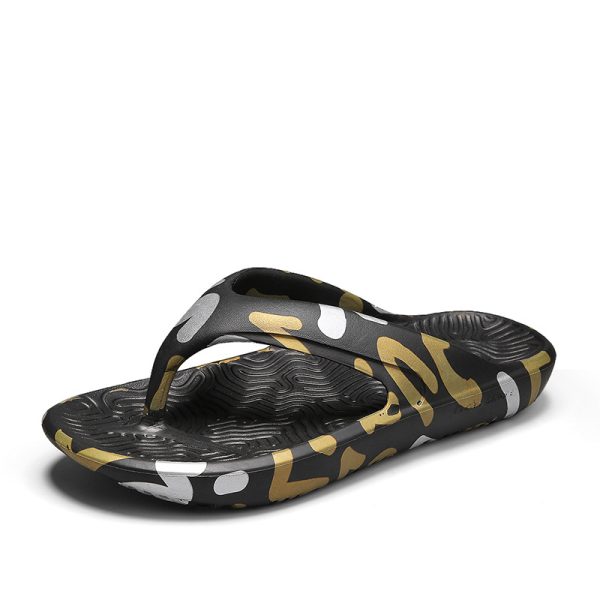 Men's Flip Flops Fashion Outwear Home Bathroom Slippers - Image 5