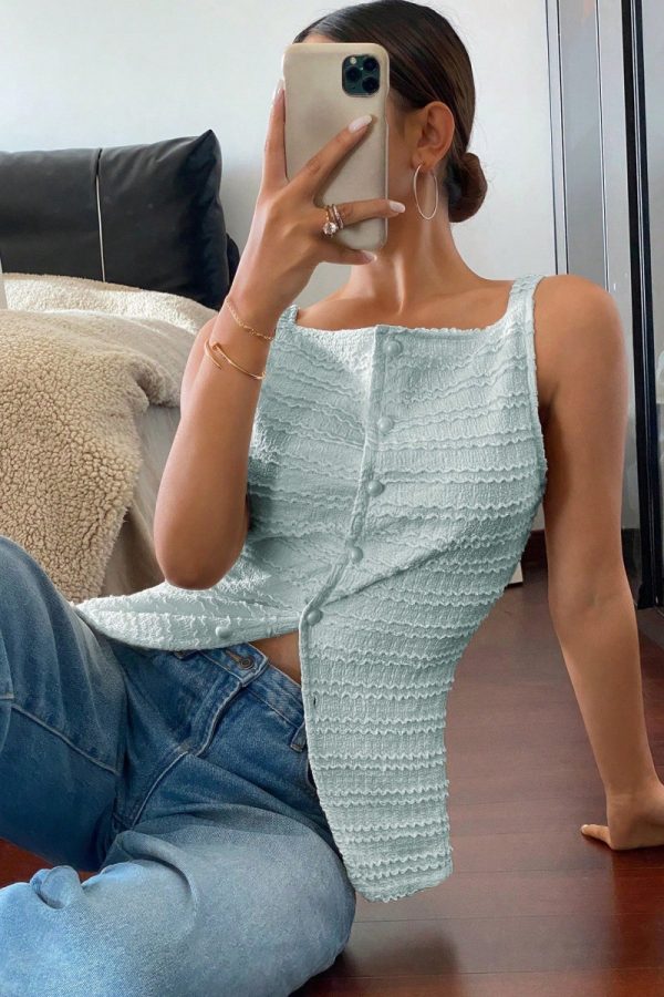 Spring Sleeveless Vest Top Women's Clothing - Image 10