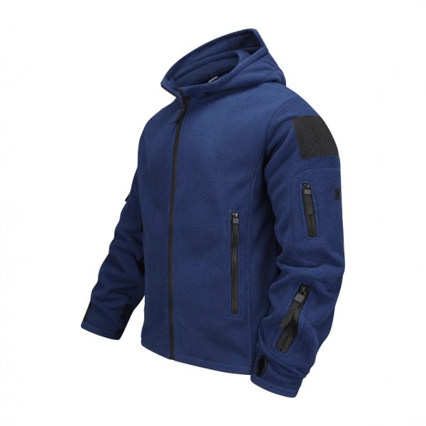 Men's Outdoor Keep Warm Fleece Cold-proof Shell Jacket - Image 6