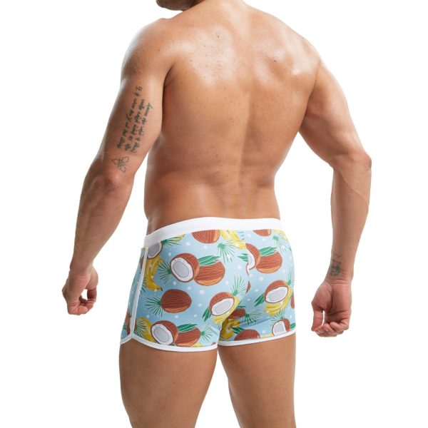 Summer Men's Nylon Printing Swim Briefs - Image 5