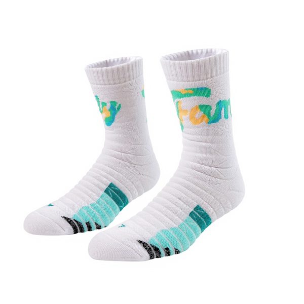 Basketball Men's American-style Long Towel Bottom Sports Socks - Image 7