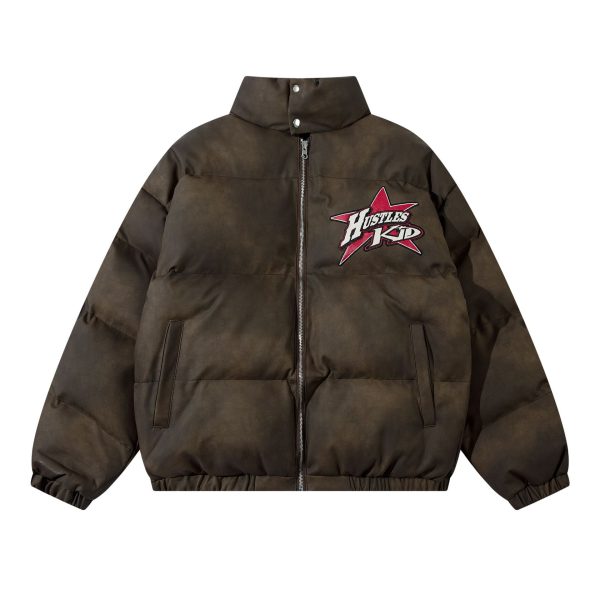 High Street Vibe All-match Embroidery Cotton Coat Jacket - Image 7