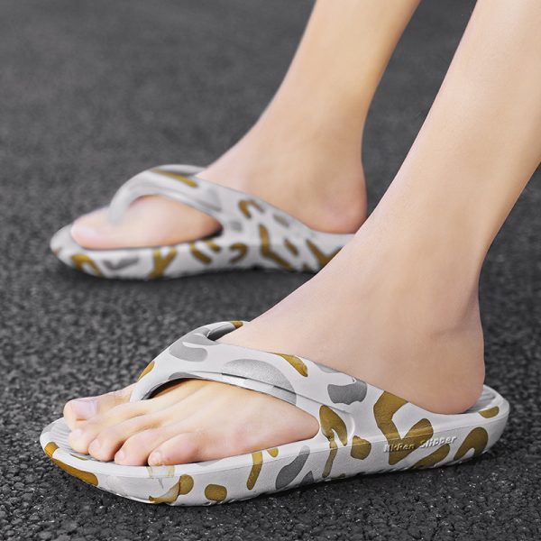 Men's Flip Flops Fashion Outwear Home Bathroom Slippers - Image 2
