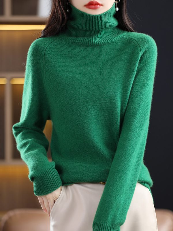 Women's Loose Plus Size Thick Long-sleeved Sweater - Image 6
