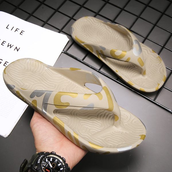 Men's Flip Flops Fashion Outwear Home Bathroom Slippers - Image 8
