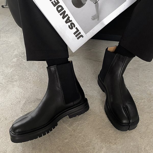 Men's And Women's British Chelsea Ankle Boots - Image 3