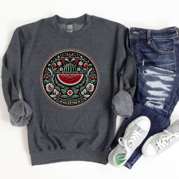 Cartoon Casual Watermelon Pattern Sports Sweater - Image 5