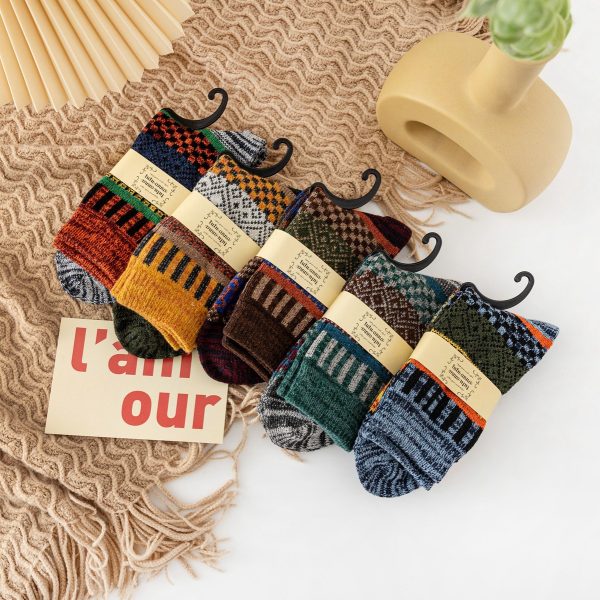 Autumn And Winter Thickening Wool Socks Men And Women - Image 2