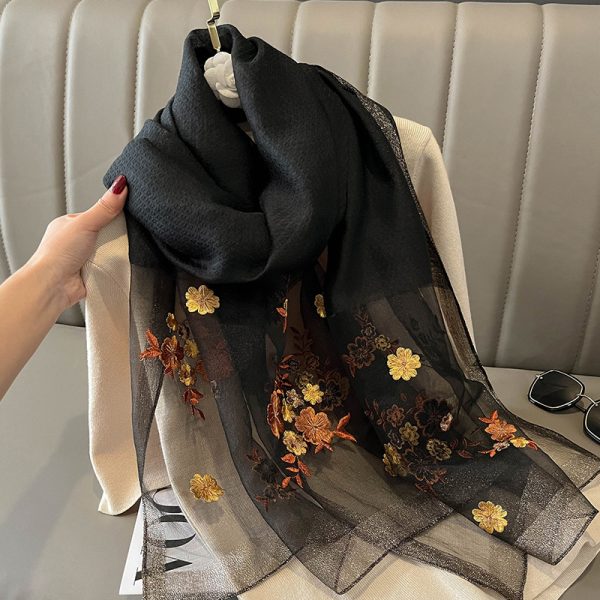 Women's Wild Korean Style Affordable Luxury Style Autumn And Winter Warm Scarf - Image 7