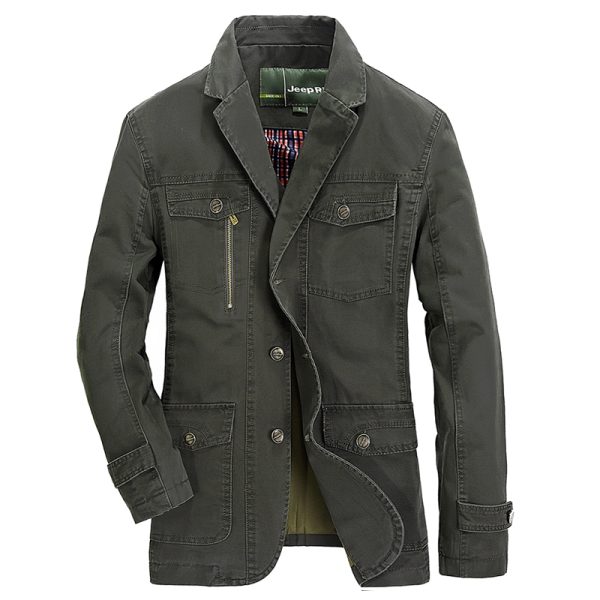 Leisure Suit Men's Clothing Cotton Jacket - Image 7