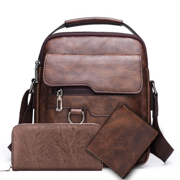 Casual Crossbody Men's Document Small Backpack - Image 9