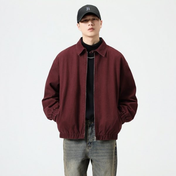 Men's Autumn Loose-fitting Workwear Jacket - Image 6