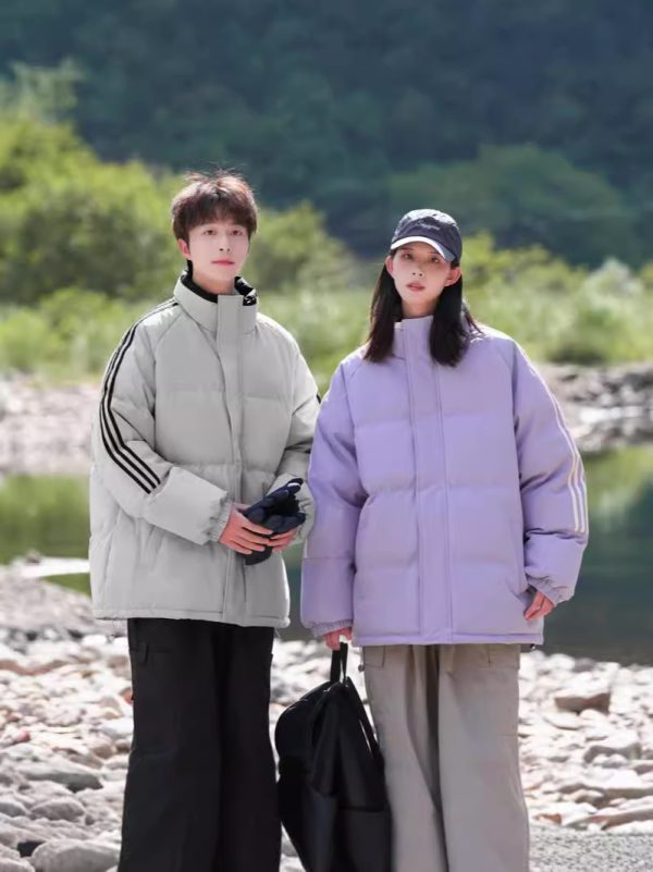Down Cotton-padded Coat Winter Warm Thickened Puffer Jacket - Image 6