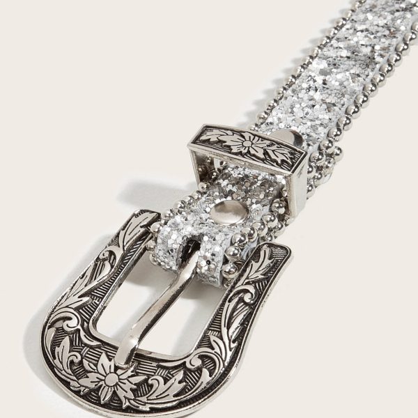 Carved Buckle Belt Female Ins Style Decoration - Image 4