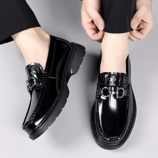 Men's Low-top Platform Retro Casual Shoes - Image 3