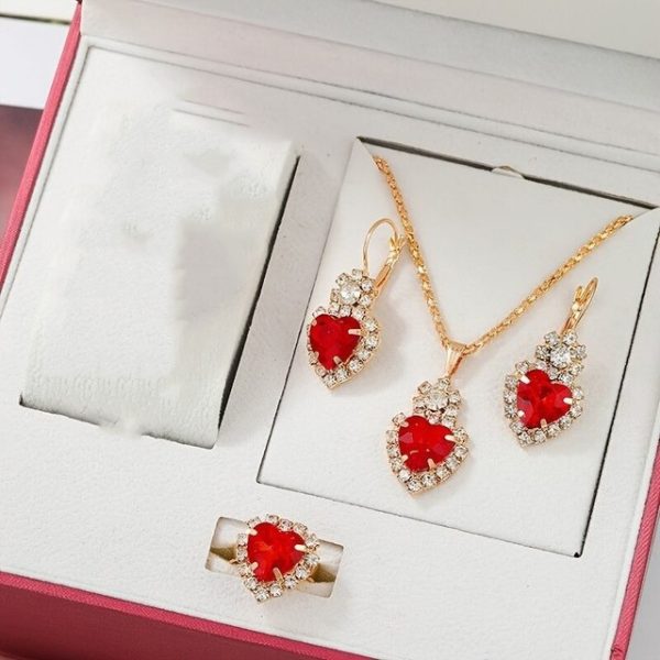 Women's Retro Love Watch Jewelry Set - Image 4