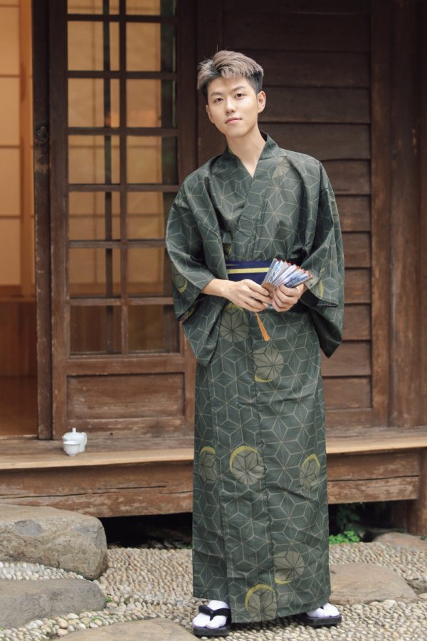 Japanese Kimono Male Traditional Samurai Gentleman - Image 7