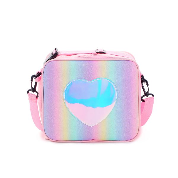 Laser Simple Rainbow Color Insulation Bento Bag - Image 3