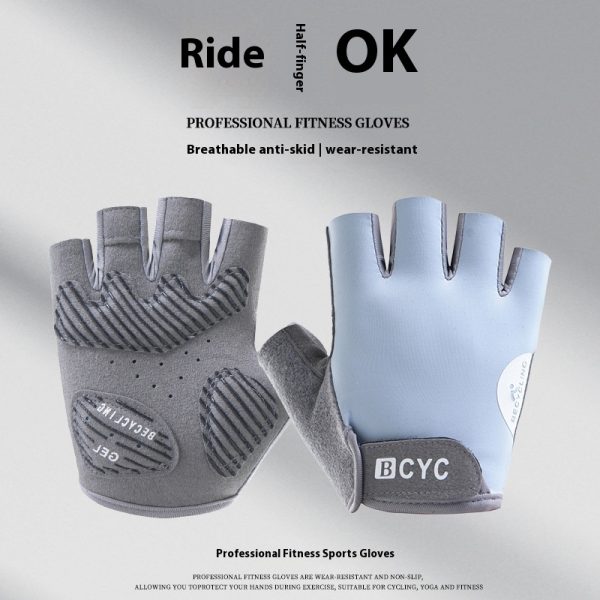 Thin Half Finger Exercise Anti Training Anti Slip Gloves